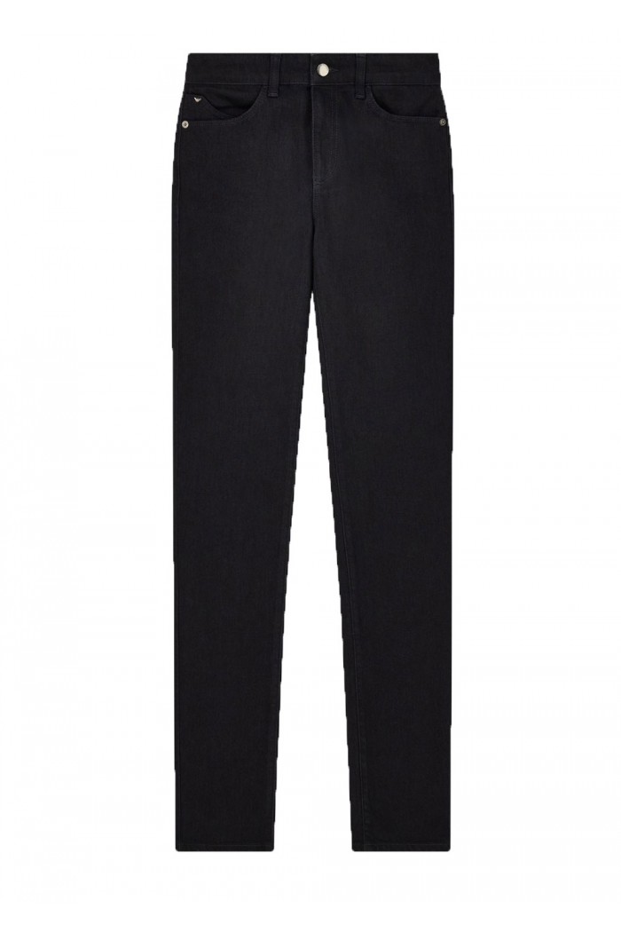 J18 High-rise skinny-leg jeans in comfort denim