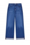 J8B relaxed-fit jeans in used look Lyocell-blend denim