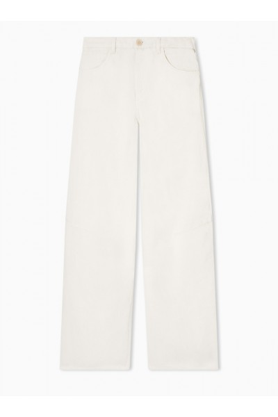 J3F garment-dyed linen and Lyocell trousers