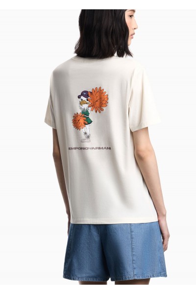 Eagle Club jersey T-shirt with print