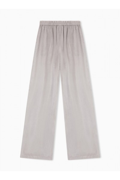 Elasticated-waist trousers in flowing washed Lyocell Elasticated-waist trousers in flowing washed Lyocell