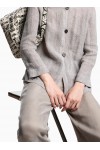 Elasticated-waist trousers in flowing washed Lyocell