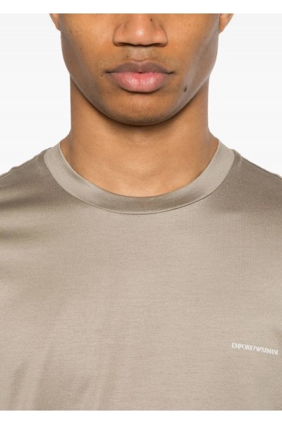 TENCEL JERSEY T-SHIRT WITH LOGO LETTERING