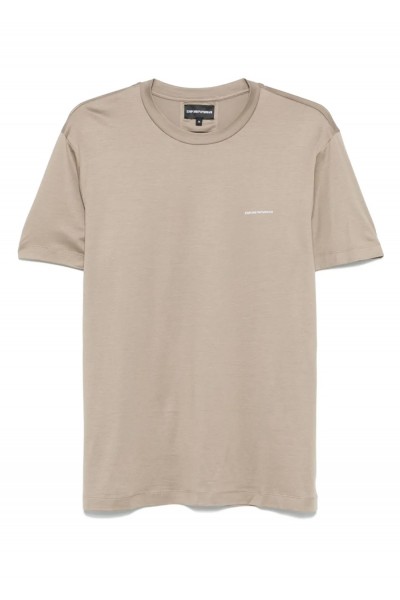 TENCEL JERSEY T-SHIRT WITH LOGO LETTERING