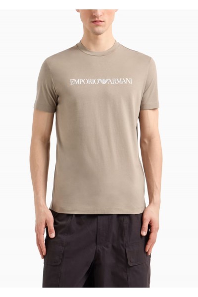 JERSEY T-SHIRT WITH LOGO PRINT JERSEY T-SHIRT WITH LOGO PRINT