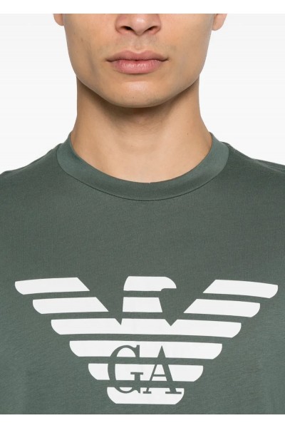 JERSEY T-SHIRT WITH LOGO PRINT JERSEY T-SHIRT WITH LOGO PRINT