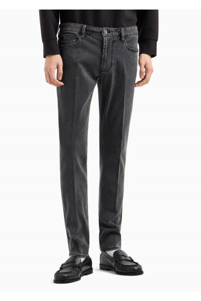 J06 slim-fit, rinsed, comfort-denim jeans