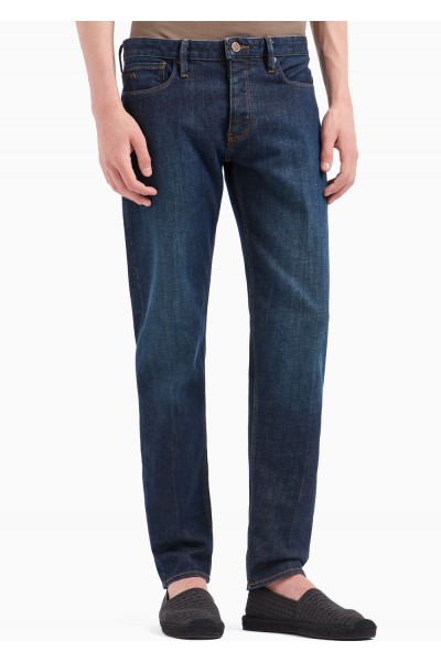 J75 Slim-fit, rinse-wash comfort denim jeans