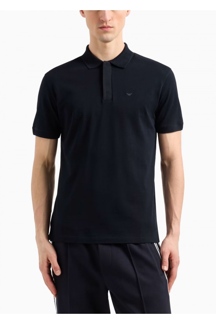 Jersey polo shirt