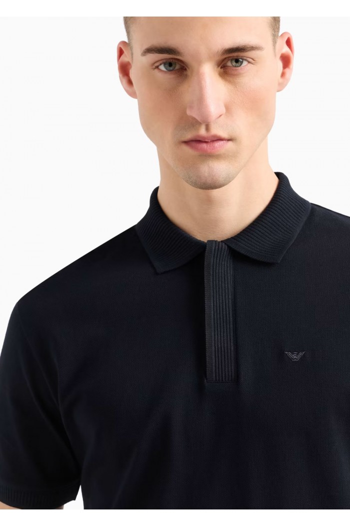 Jersey polo shirt