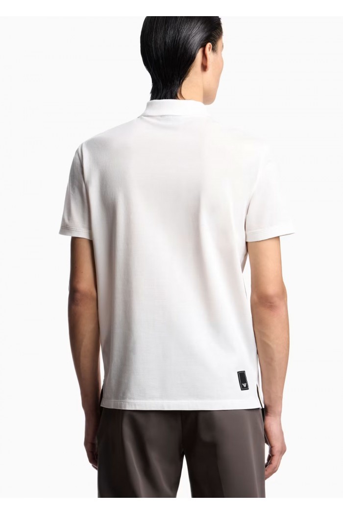 Travel Essentials piqué polo shirt