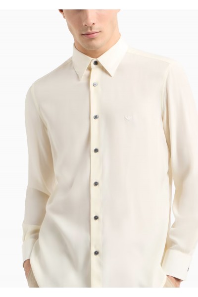 Lyocell and viscose blend shirt