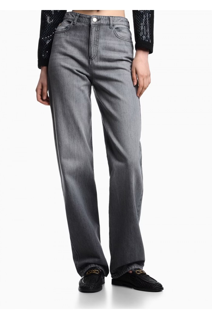 J4B mid high-rise straight-leg denim jeans