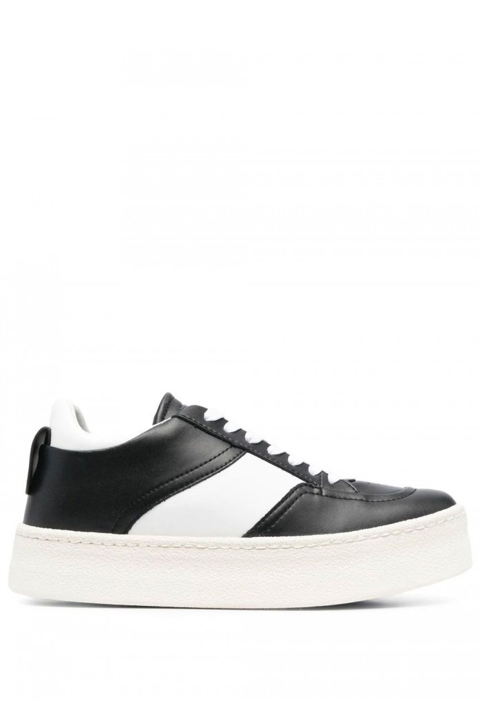 LEATHER SNEAKERS WITH INSERTS